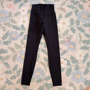 Black lululemon leggings 28”